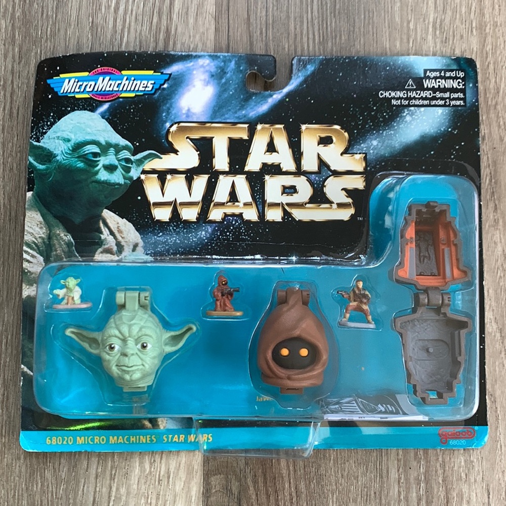 Star Wars Mini Figures Set - Green, Brown, Gray